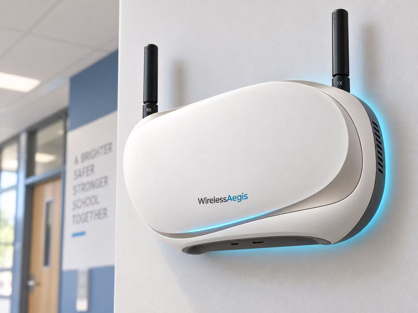 WirelessAegis 壁挂式设备展示图